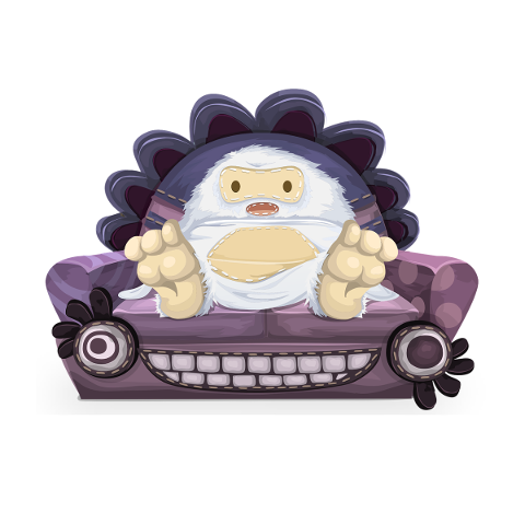 couch-glitch-yeti-funny-cute-4784183