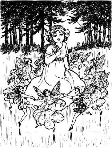 dancing-fairies-fantasy-line-art-4599056