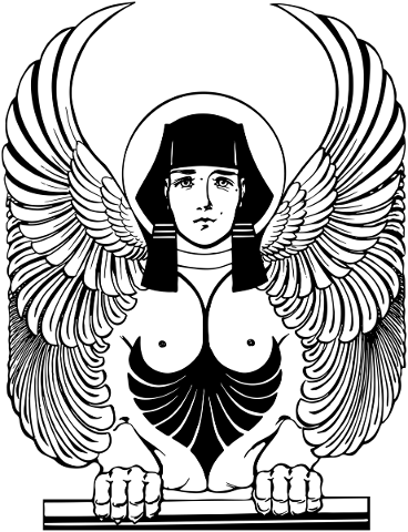 sphinx-art-nouveau-line-art-greek-5813006