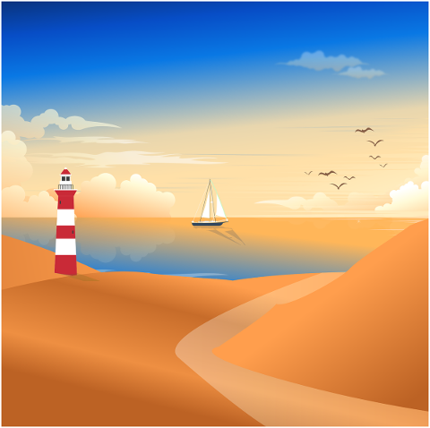 coast-lighthouse-sea-bay-sand-5692348