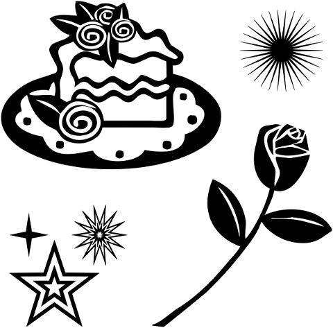 cake-rose-stars-food-dessert-5464570