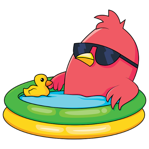 cartoon-bird-swimming-summer-pool-4764728