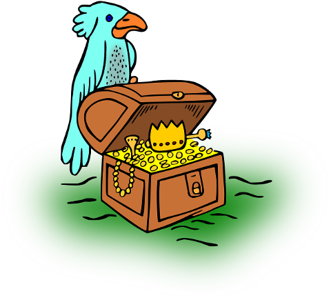 bird-gold-treasure-pirate-parrot-6907231