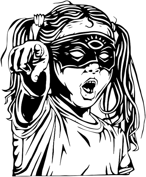 girl-superhero-street-art-line-art-6987264