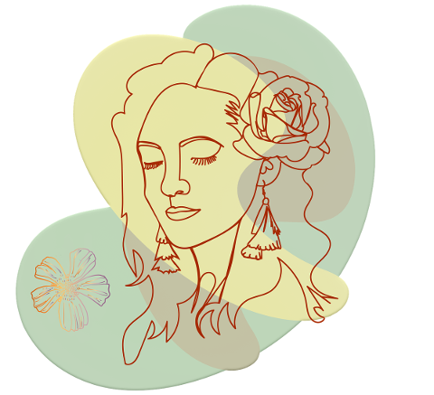 monoline-art-woman-face-abstract-5189465