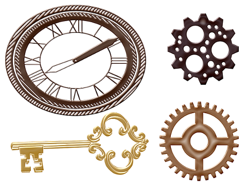 steampunk-gears-clock-keys-machine-5189438