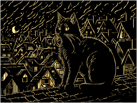 cat-night-city-animal-feline-8375898