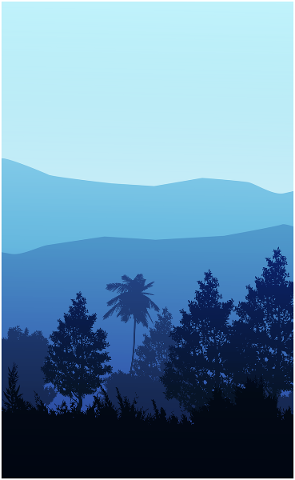 mountain-landscape-palm-sky-sunset-4826587