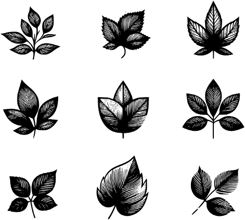 ai-generated-leaves-sketch-vintage-9409017