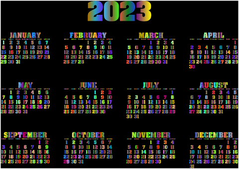 calendar-date-2023-months-day-7501587