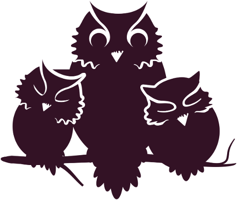 owl-owlets-baby-silhouette-birds-5181261