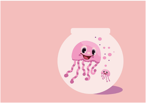 jellyfish-fishbowl-cartoon-aquarium-6249209