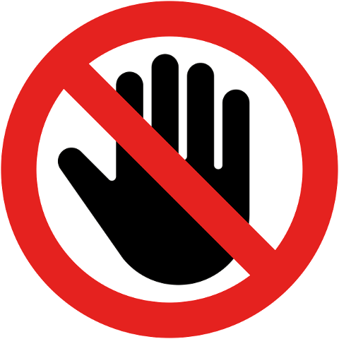 signage-no-touching-sign-6772471