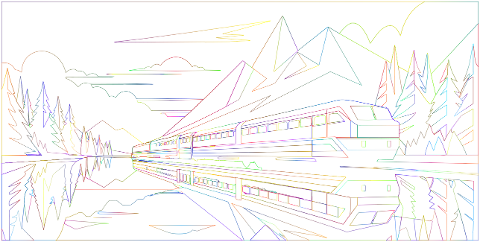 train-locomotive-landscape-line-art-8753562