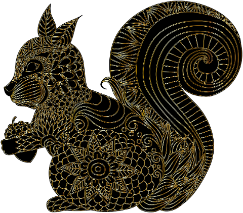 squirrel-rodent-silhouette-mandala-8657681