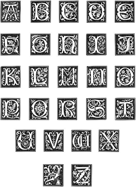 alphabet-font-line-art-english-5975294