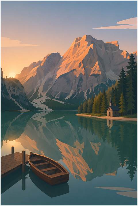 lake-italy-dolomites-sunrise-10284445