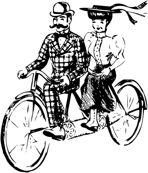 biking-couple-retro-bike-bicycle-6694631