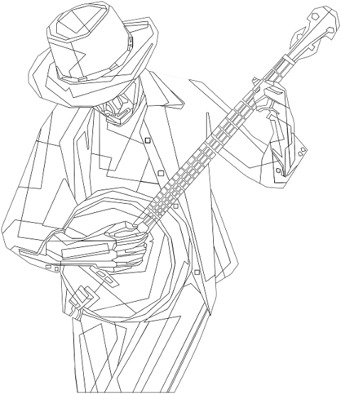 man-guitar-line-art-music-8034370