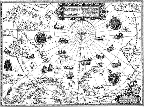 arctic-map-line-art-cartography-7194265