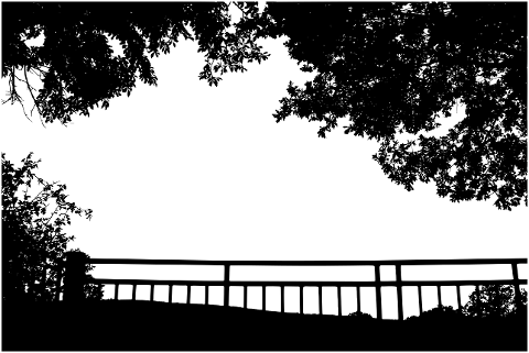 trees-railing-silhouette-nature-6367477