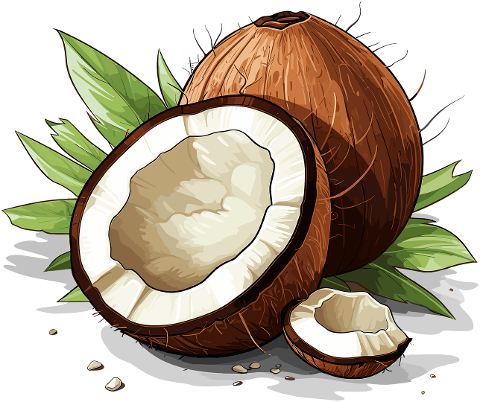 ai-generated-coconut-fruit-drupes-8137623