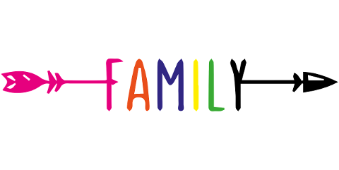 family-arrow-typography-text-9110132