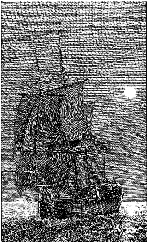 ship-night-line-art-sailing-sea-5962489