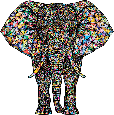 elephant-animal-geometric-pachyderm-9637884