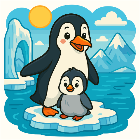 ai-generated-penguin-cartoon-penguin-9878972
