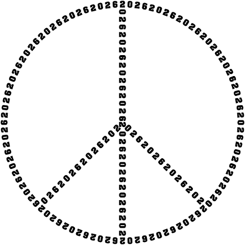 calendar-2026-peace-sign-typography-9882363