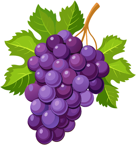 ai-generated-grape-bunch-of-grapes-8676957