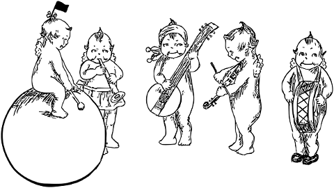 band-music-song-people-line-art-7717183