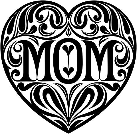 mom-heart-love-typography-mother-8707292