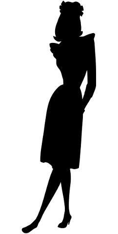 sewing-pattern-girl-retro-silhouette-4794497