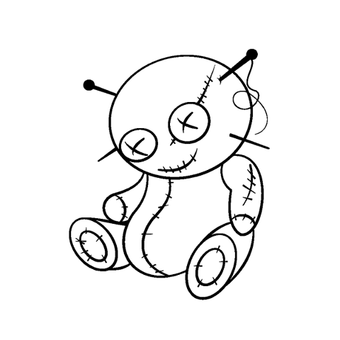 voodoo-doll-cute-lineart-5101960