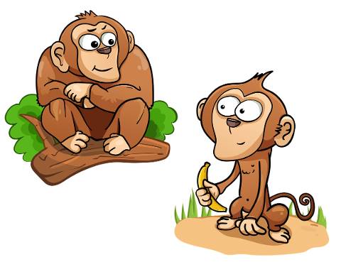monkey-macaques-chimpanzee-banana-4701265