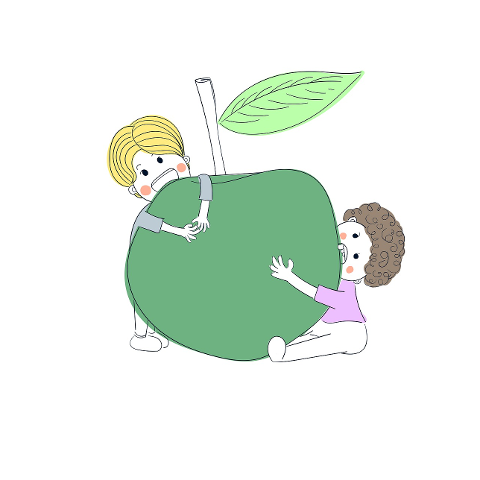 fruit-kids-cute-apple-green-apple-6255527
