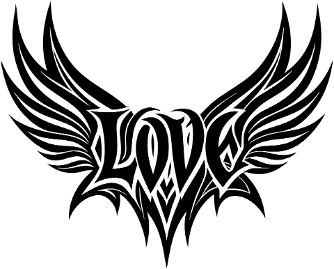 ai-generated-love-wings-typography-8789446