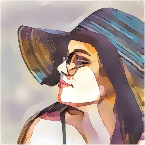 woman-hat-portrait-profile-beach-7139095