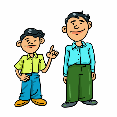 cartoon-father-dad-happy-son-7041484