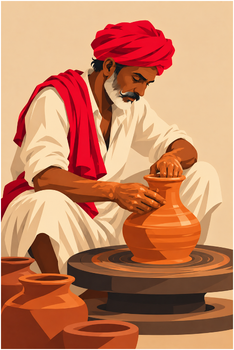 indian-potter-pottery-wheel-10512347