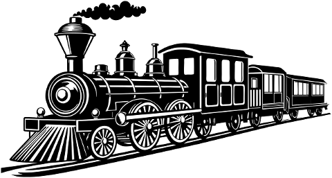 train-locomotive-line-art-rail-8746640
