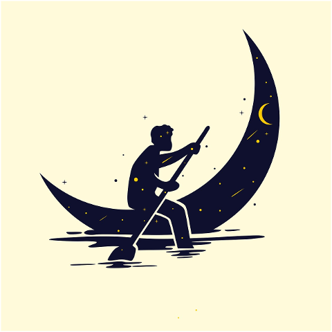 moon-stars-paddle-water-nature-8915326