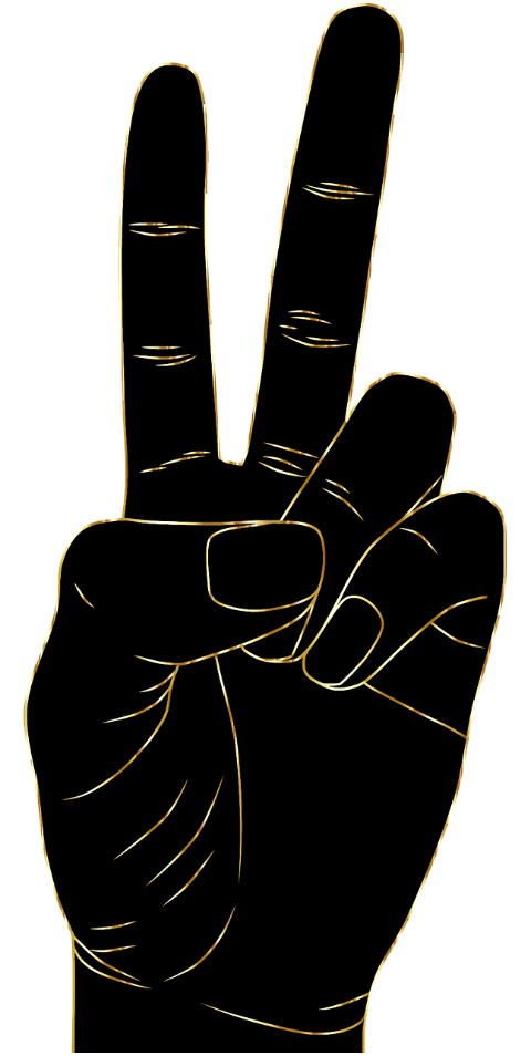 peace-hand-sign-fingers-silhouette-7128785