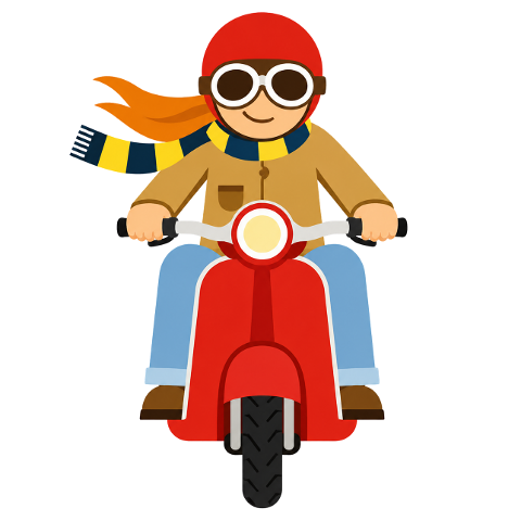 scooter-red-person-helmet-goggles-10358393