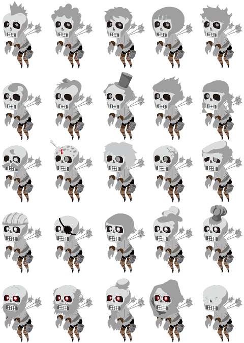 employee-gray-skull-character-7273628