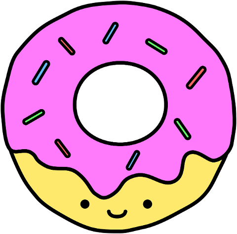 donut-kawaii-doughnut-round-sweet-7930228