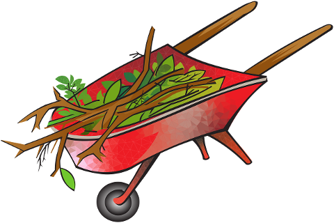 wheelbarrow-red-gardening-branches-4148756