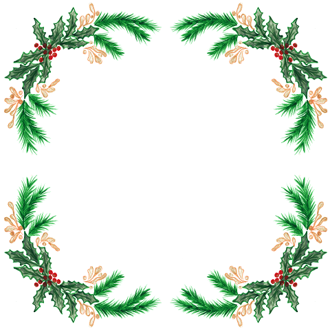 border-holly-mistletoe-christmas-6845927